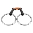 thumbnail image 3 of Bocado Irfora Boca de caballo de acero inoxidable Pieza de boca de caballo Broche ecuestre Snaffle Cobre Enlace Bit Accesorio de carrera de caballos Irfora Bocado, 3 of 7