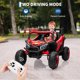 thumbnail image 4 of Yeshouse Camión UTV eléctrico de 12 V para niños, con control remoto, tracción 4x4/2x4, suspensión de muelles, neumáticos de EVA, Bluetooth, cinturón de seguridad y puertas dobles, 4 of 7