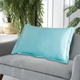 thumbnail image 4 of asddcavvf Solid Color Silk Pillowcase Silk No Zipper Envelope Pillow Pillow Cover Zipper Pillowcase Size, 4 of 6