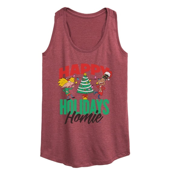 Hey Arnold! - Holiday Homes - Women's Racerback Tank Top