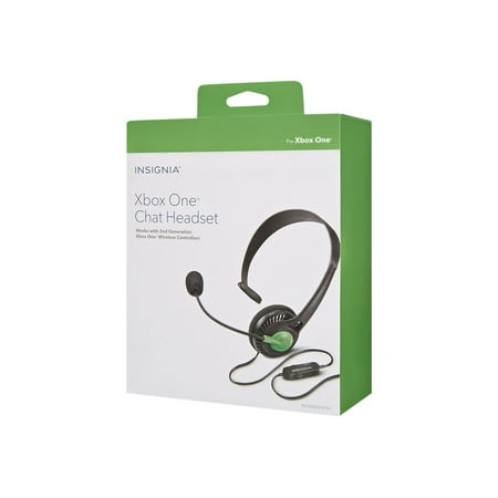 Insignia™ - Wired Chat Headset for Xbox One - Black