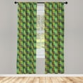 thumbnail image 3 of Ambesonne Ethnic Curtains, Folk Native, Pair of 28"x95", Multicolor, 3 of 5