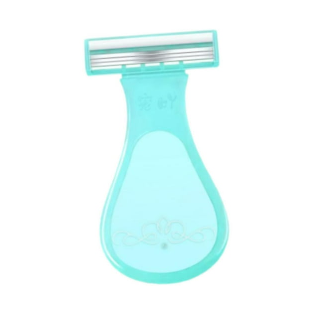 lionlar Rasoir Manuel pour Femmes Tondeuse Portable pour Poils du Corps pour Aisselles Bikini Hôtel Vert
