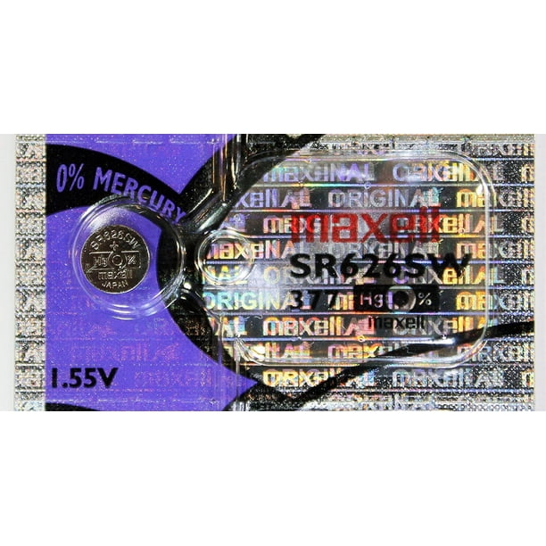 Maxell Watch Battery Button Cell Sr626sw Sr 626sw 377 100 Units Walmart Com Walmart Com