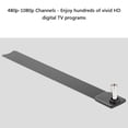 thumbnail image 3 of Antenne Clé TV, Antenne Numérique Intérieure Claire pour Téléviseur, Plus de 100 Émissions HD Numériques Gratuites, 480 P-1080 P, Branchez et Utilisez, pour Format TV NTSC, 3 of 8