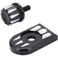 thumbnail image 2 of KIMISS Aluminum Motorcycle Seat Bolt Tab Screw Mount Knob Cover(black silver), 2 of 5