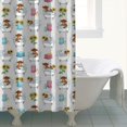 thumbnail image 4 of Gray Highland Cow Bathtub Sunflower Pattern Shower Curtain 84"x72" ,Bathroom Decorative Shower Curtains Set with 12 Hooks,Modern Waterproof Washable Shower Curtain, 4 of 6