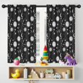 thumbnail image 5 of Blackout Kids Curtains,Black White Sun Moon Star Constellation Pattern Childrens Insulated Curtains Set Of 2,Bedroom Essentials,Toddler Room Decor 42"x54", 5 of 5