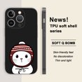 thumbnail image 1 of Protección confiable con un toque especial: Estuche plateado mate de doble capa con estampado gráfico genial para iPhone 15 Pro Max 14 13 12 Pro 11, 1 of 4