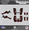 Red, variant on Kalair GFX Graphics Kit for Honda ATV TRX 400EX (1999-2004) Electron Series