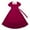 A#Wine26, variant on Tween Girl's Solid Color Maxi Dress Square Neck Ruffle Sleeve High Low Hem Split Formal Dress Elegant Party Dress