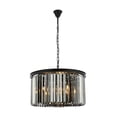 thumbnail image 3 of Sydney 8 light Polished nickel Chandelier Silver Shade (Grey) Royal Cut Crystal, 3 of 7