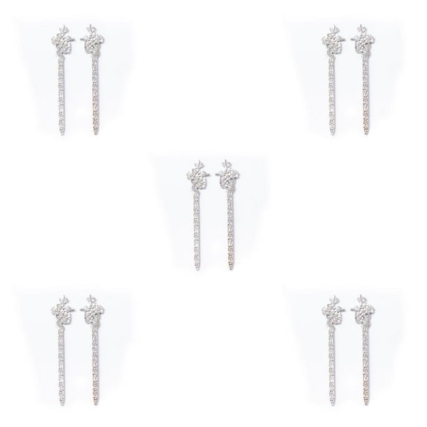 Sonducket Horquilla de aleación, pasadores de moño antiguos, escultura, fabricación de joyas, accesorios, herramientas de estilismo, Clip de Blanco 5Conjunto