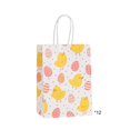 thumbnail image 7 of 12 Pack Large Easter Gift Paper Bags, Bunny Eggs Drawstring Candy Bags for Children's Holiday Party and Treats, 7 of 7