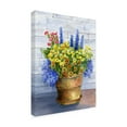 thumbnail image 2 of Tanis Bula 'Mixed Flowers in Pot' Canvas Art, 2 of 3