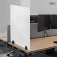 thumbnail image 6 of Dual Frosted Plexiglass 30 x 18 inch Clamp-on Desk Privacy Panels, Acrylic Desk Dividers, Office Partitions, Pack of 2, 6 of 16