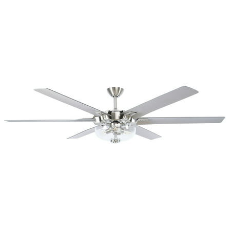 

Parrot Uncle Ceiling Fan with Light and Remote Control Modern Ceiling Fan with Light 70 inch Ceiling Fan Brushed Nickel