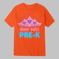 thumbnail image 2 of Byoo Girls Summer Cute T Shirt Little Miss Pre K Letter Print School Short Sleeve Tshirt Soft Pullover Top, 2 of 3