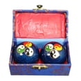 thumbnail image 3 of 2 Pcs Balles de Massage, Balles d'Exercice Chinoises avec Boîte de Rangement, Balles de Bain Durables Réutilisables Portables, Balles de Santé Chinoises pour Personnes Âgées Colorées Bleu, 3 of 8