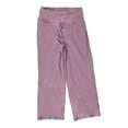 thumbnail image 4 of Arlun Women's Casual Pants Elastic High Waisted Straight Wide Leg Pants for Daily Wear Yoga Sports Comfortable Stretchy Soft Thin Breathable Trousers Purple XL, 4 of 5