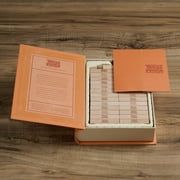 WS Game Company Jenga Vintage Bookshelf Edition, Wood Stacking Game Set