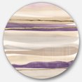 thumbnail image 1 of Designart 'Shape of Glam Purple III' Geometric Metal Circle Wall Art, 1 of 3