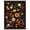 Black, variant on KoshiMe 5'x7' Floral Area Rug, Machine Washable Non-Slip Soft Low Pile Stain-Resistant Boho Flower Indoor Rug for Living Room Bedroom Dining Room, Black