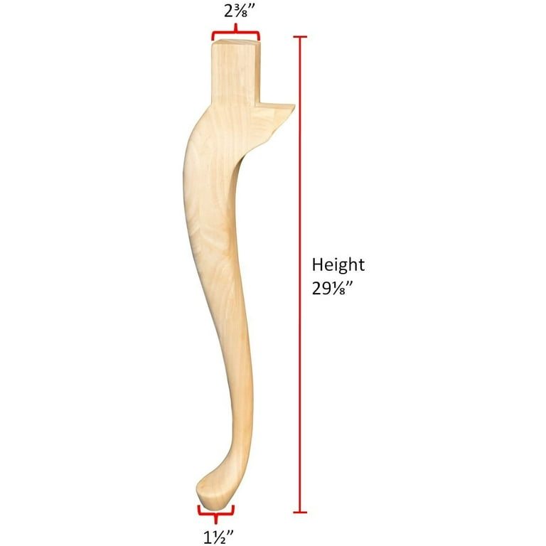 Queen anne table on sale legs