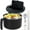 Black Ramen Bowl, variant on Ihvewuo 120° Rapid Microwave Ramen Pasta Cooker Noodles Maker Bowl With Lid Spoon Chopsticks Large Ramen Pot Cooking Bowls Microwavable 42oz Black