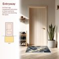 thumbnail image 3 of ODIKA 6'x9' Machine Washable Non-Slip Area Rug, Minimalist Abstract Swirls Accent High Traffic Rug, Gray, 136145, 3 of 7