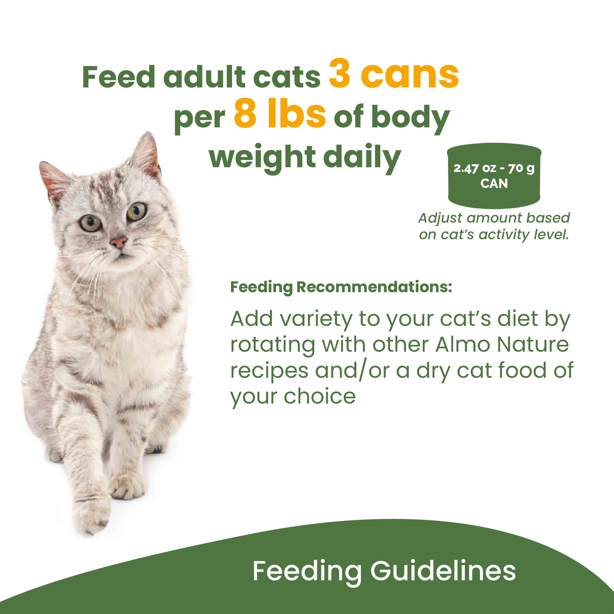 Almo Nature: Classic Complete Cat 12 Pack: Chicken Recipe With Tuna In Gravy - 2.47oz Cans, Adult Cat Canned Wet Food, Grain Free, Daily Meal