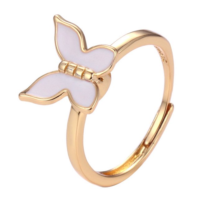 Finger Ring Butterfly Fashion - Anxiety Relief Fidget Ring Jewelry