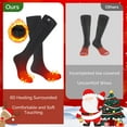 thumbnail image 5 of SAVIOR HEAT Heated Socks for Men Women Rechargeable Battery Electric Socks Winter Foot Warmer Outdoor Skiing Hunting Fishing, 5 of 11