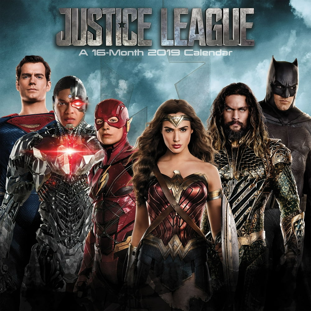 2019 The Justice League (Movie) Wall Calendar