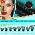 thumbnail image 3 of Kit de racimos de pestañas AMZGIRL LASH D Curl, 240 unidades, 9-16 mm, 3 of 7