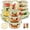 Green, variant on 36 Pcs Glass Food Storage Containers with Tempered Lids Set, Borosilicate Oven-Safe(-4°F~950°F), Airtight Meal Prep Lunch Box Containers (18 Containers & 18 Lids), Green