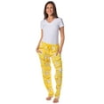 thumbnail image 2 of Bananya Women's Bananya Cat and Title All Over Print Lounge Pajama Pants Adult Sleep Bottoms, 2 of 7