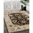 thumbnail image 3 of Ahgly Company Machine Washable Indoor Rectangle Industrial Modern Sepia Brown Area Rugs, 8' x 10', 3 of 7