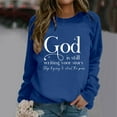 thumbnail image 4 of Women's Sweatshirts God Is Still Writing Your Stroty Sweatshirt Christian Sweatshirts Pullover Sweatshirt for Women, 4 of 5