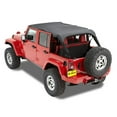 thumbnail image 5 of Bestop 5258435 Black Diamond Safari Style Bikini Top for 2010-2018 Wrangler JK Unlimited (Non-Cable Style), 5 of 12