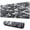 Gray Military Camouflage-1, variant on Grey Series Camouflage mousepad Gamingwaterproofno Slip for Office Home Work GamingmousepadsRubber Base Mousepad with Stitched Edges 31.5x11.8inches