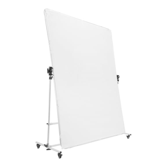 Height Adjustable Photography Light Diffuser, Photography Light Diffuser with Support Stand& Casters