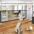 thumbnail image 3 of Household Magic Dog Gate Adjustable Width Pet Fence Stair Protective Net, 3 of 4