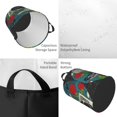 thumbnail image 4 of Bingfone Black Head Woman With Owl Hair Waterproof Foldable Laundry Hamper Bucket With Handles For Storage Bin,Clothes Hamper (Small), 4 of 8