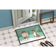 thumbnail image 2 of Carolines Treasures CK2036JMAT Fawn Boxer and Snowman Christmas Door Mat Indoor Rug or Outdoor Welcome Mat 24x36 Doormat, 2 of 4
