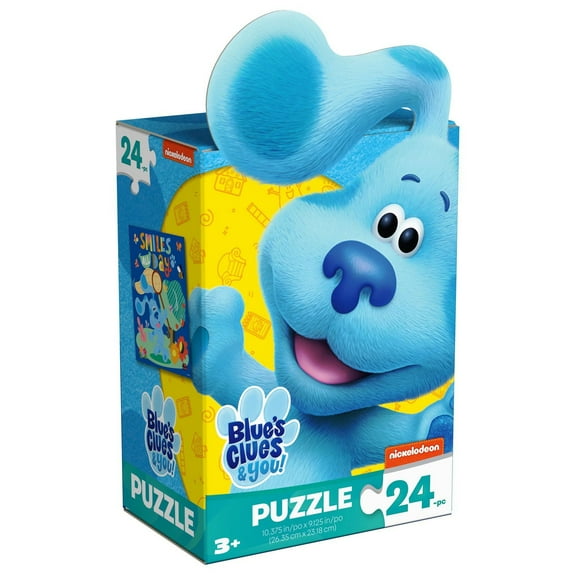 Spin Master Games, Blue's Clues, 24-Piece Jigsaw Puzzles, Blue's Clues Toys, Blue's Clues Puzzle, Puzzles for Kids Ages 3+