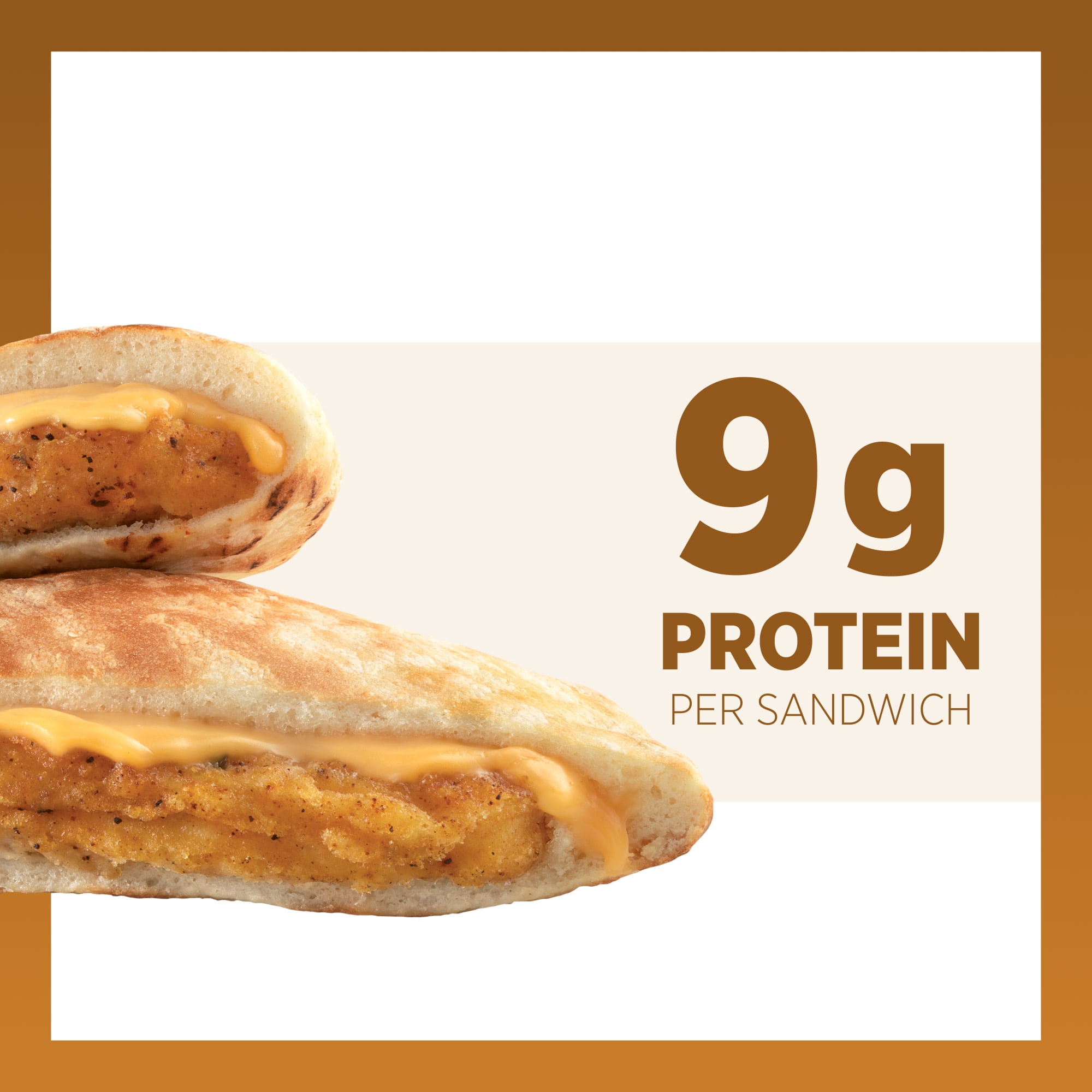 Sandwich Bros. Chicken Melts, Frozen Pita Sandwiches, 15 oz., 6-Count