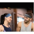 thumbnail image 5 of Fitness headband, sweatband, running headband, elastic headband, women's yoga headband (3 pieces), 5 of 5