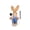 D, variant on HOARBOEG Easter Bunny Rabbit Figurine, Woven Hay Easter Decorations for Tabletop Shelf Centerpiece, Farmhouse Spring Ornament, Gift