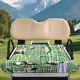 thumbnail image 2 of Bulopur Golf Seat Covers for Cart Washable Golf Cart Towel Seat Covers with 4 Front Pockets Compatible with EZGO, Yamaha, Club Car Gift for Friends, 2 of 8